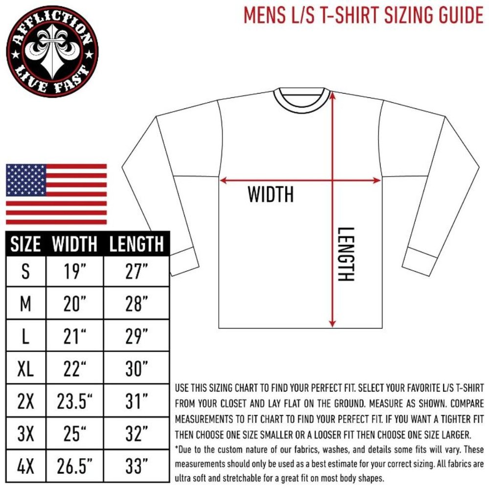 Xtreme Couture By Affliction Men's Long Sleeve T-shirt Relinquish - Picture 6 of 6